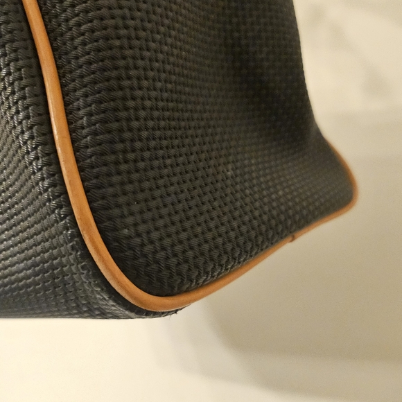 Yves Saint Laurent Vintage Woven Canvas Boston Bag - Picture 13 of 15